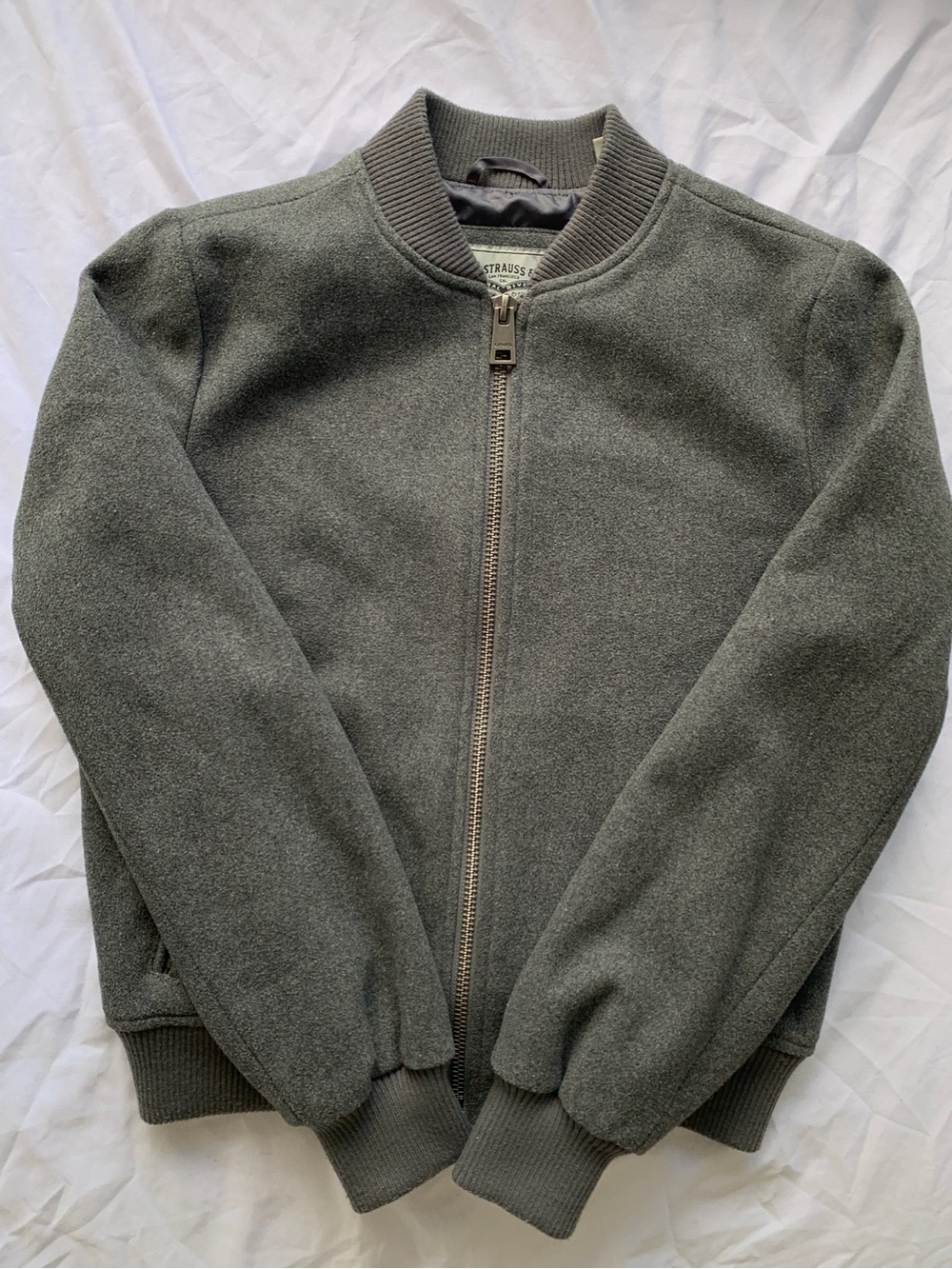 Levi Strauss & Co. Gray Bomber Jacket